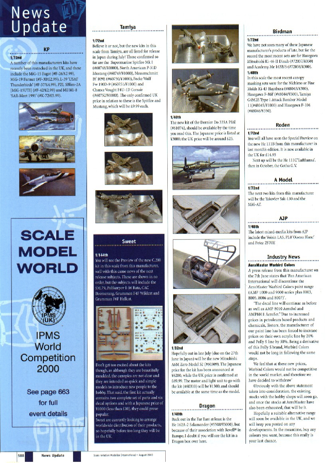 Scale Aviation Modeller International 2000-08